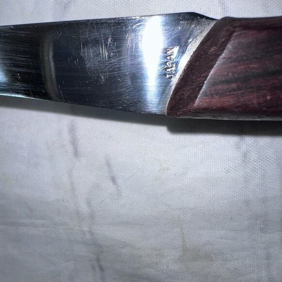 Vintage Jet-Cut Lifetime Cutlery D-400 2 Pronged Stainless Carving Serving Fork - Picture 5 of 6